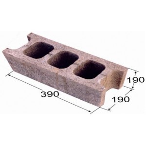 SHB3-190 Gạch 3 lỗ 190