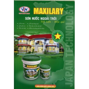 Sơn Ngoại Thất MAXILARY Si&ecirc;u Trắng-Lon 3,8L&iacute;t