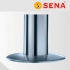 Hut mui Sena Disko Plus, Máy hút khử mùi kính cong Sena Magica ISOLA công suất động cơ 330w, tốc độ 