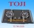 Bếp ga Toji TJ 780-2GB pép đồng mạ NIken chống biến dạng và ăn mòn,bếp gas toji linh kiện nhập khẩu 