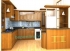 Tủ bếp gỗ xoan đào đẹp hiện đại