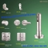 Phụ kiện vách ngăn vệ sinh