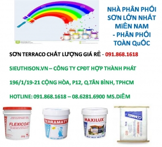 Sơn terraco giá rẻ uy tín chất lượng gọi 091.868.1618