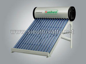 Máy nước nóng năng lượng mặt trời KAMIKURA 160L - Hợp kim STĐ