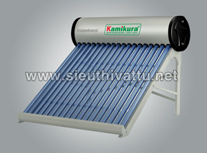 Máy nước nóng năng lượng mặt trời KAMIKURA 180L - Hợp kim STĐ