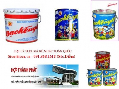 Sơn Bạch Tuyết giá rẻ - Đại lý sơn bạch tuyết chính hãng