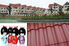 Ngói lợp, ngói màu, ngói seterra sóng trung