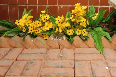 Gạch nung xếp răng cưa
