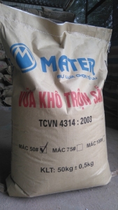 Vữa khô trộn sẵn Mater mác 50#