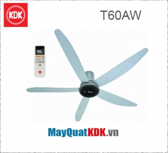 Quạt trần KDK T60AW, cảm biến nhiệt