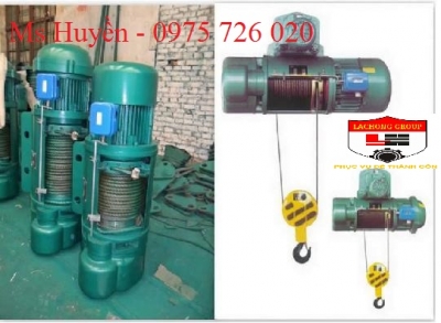 Pa lăng cáp điện Trung Quốc 1 tấn, 2 tấn, 3 tấn, 5 tấn
