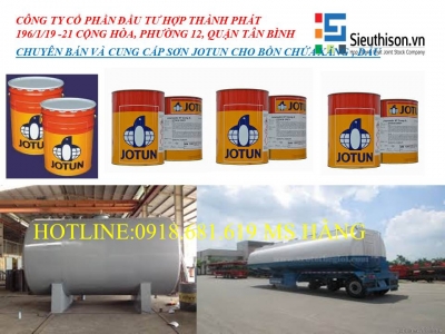 Đại lý bán Sơn epoxy Jotun kháng axít cho bồn chứa hóa chất tại  Thành phố Hồ Chí Minh.