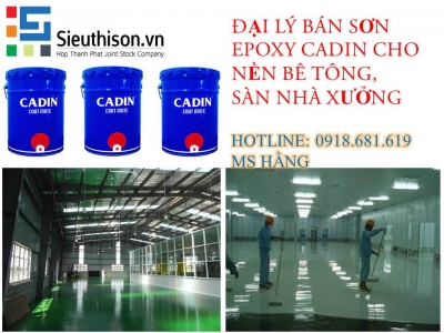 TỔNG ĐẠI LÝ SƠN EPOXY CADIN TỰ CÂN BẰNG GIÁ RẺ, CHÍNH HÃNG TẠI TÂY NGUYÊN.