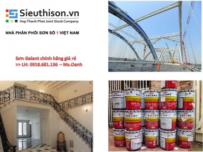 Cần bán sơn dầu Galant màu trắng thùng 17,5 lít giá rẻ tại TPHCM