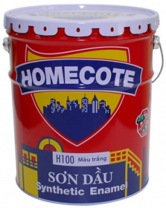 Cập nhật bảng giá mới nhất 2021 sơn Dầu Toa Hiệu Homecote màu thường Lon 3Lít