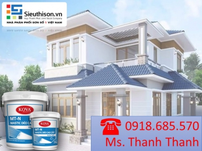 Nhà Phân Phối kova| Mastic dẻo ngoại thất Kova