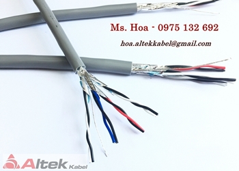 Cáp tín hiệu vặn xoắn Altek Kabel chống nhiễu AL foil