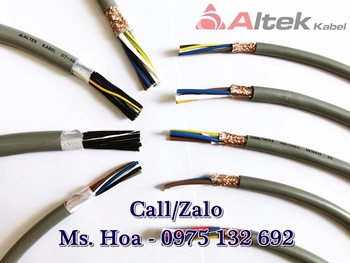 Cáp điều khiển 10 lõi 0.5mm2, 0.75mm2, 1.0mm2, 1.5mm2 không lưới