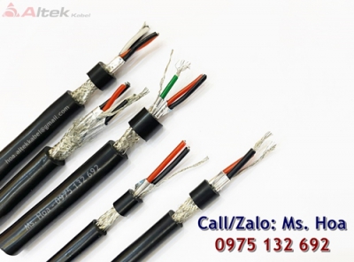 Cáp tín hiệu vặn xoắn RS485 1 pair, 2pair 18AWG, 22AWG, 24AWG 
