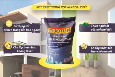 Bột trét nội ngoại thất Jotun có giá trên thị trường bao nhiêu