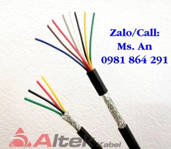 Cáp tín hiệu Altek Kabel 2,4,6,8 lõi tiết diện 0.22mm2 giá tốt