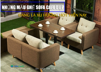 02 mẫu sofa cafe thịnh hành nhất 2022