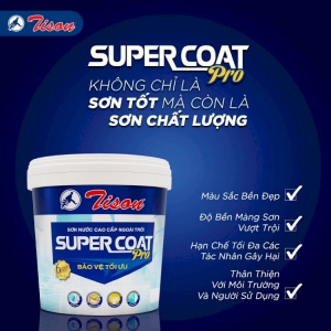 Sơn ngoại thất supercoat pro -tison chất lượng tuyệt đối