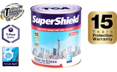 NHÀ CUNG CẤP SƠN NƯỚC NGOẠI THẤT SIÊU CAO CẤP SUPERSHIELD LON 5L TẠI TIỀN GIANG