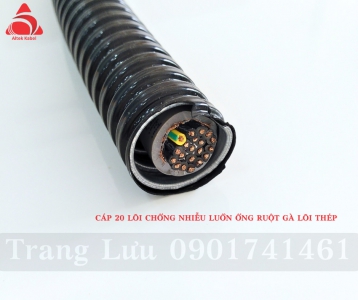 Ống ruột gà lõi thép bọc nhựa phi 44 (phi 1 1/2)