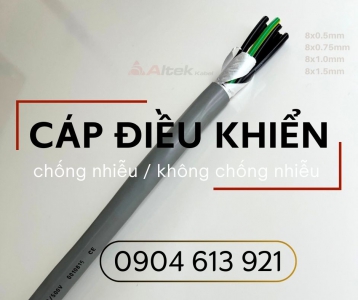 Cáp điều khiển, cáp tín hiệu 8x0.5mm/8x0.75mm/8x1.0mm/8x1.5mm