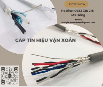  Cáp tín hiệu vặn xoắn 1,2,3,4(Pair)