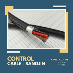 Cáp điều khiển Sangjin tiêu chuẩn Hàn Quốc ISO 9001